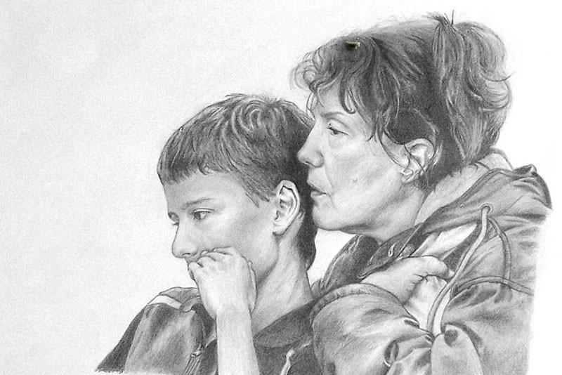 Mom and son рисунки