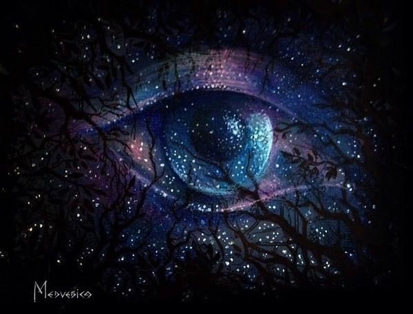 в зрачке . Рисунок