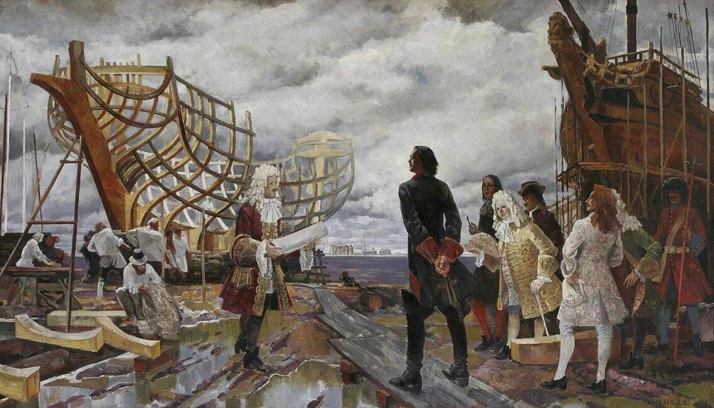 Почему героями новгородских были корабельщики мореплаватели. Потешная флотилия Петра.