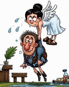 Упали с грохотом Паэт с евойной Музой... /коротыш/