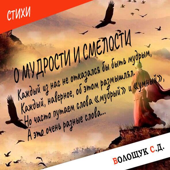 О мудрости и смелости