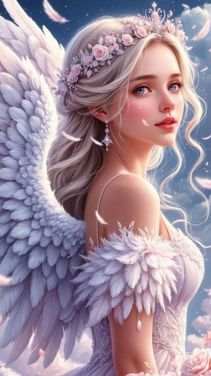 Ангел ласковый и нежный.