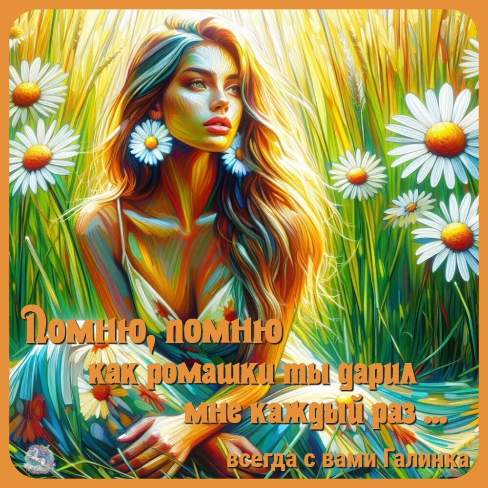 Помню, помню, как ромашки ты дарит мне каждый раз, Галинка Багрецова