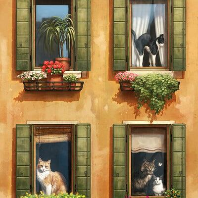 Старинные кошачьи лимерики