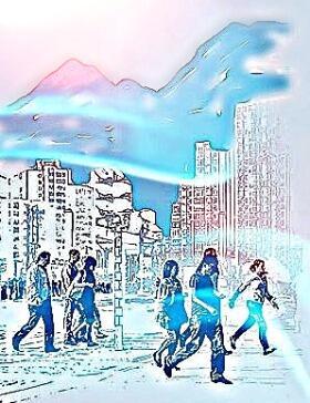 Город стоит