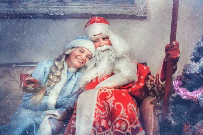 Признание в любви  Деда Мороза к Снегурочке