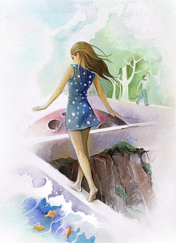 Я иду по парапету