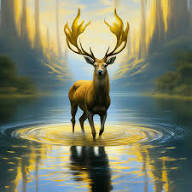 ОЛЕНЬ - ЗОЛОТЫЕ РОГА