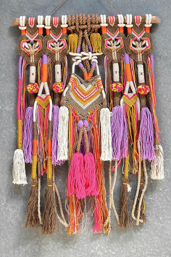 Мулине из макраме