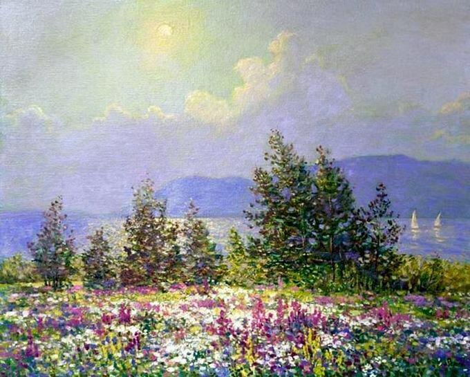 С.Есенин "Воздух прозрачный и синий" Читает Алексей Козлов