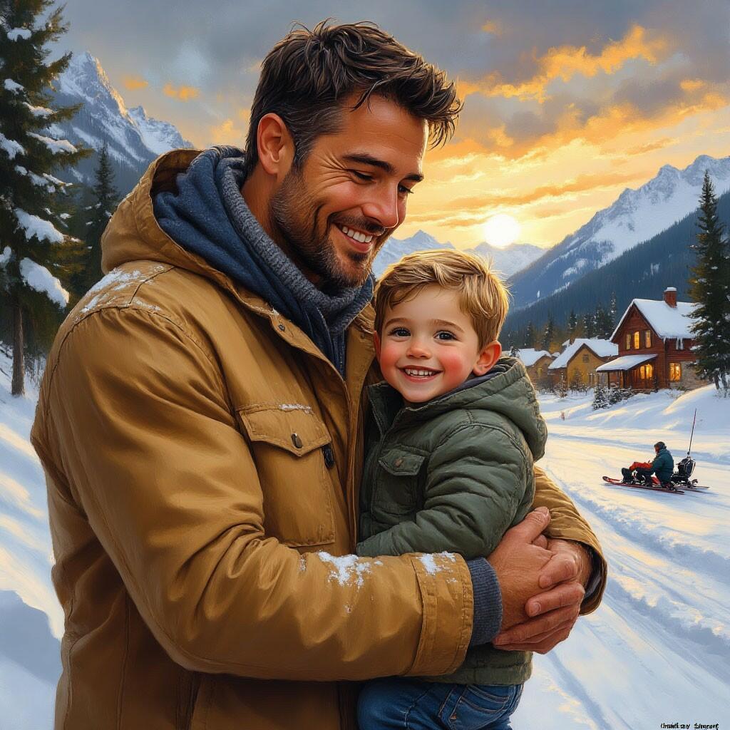 Папа! С днём отца тебя!