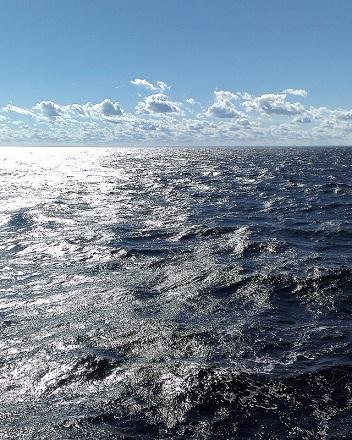 Белое море с ленцой перекатывается