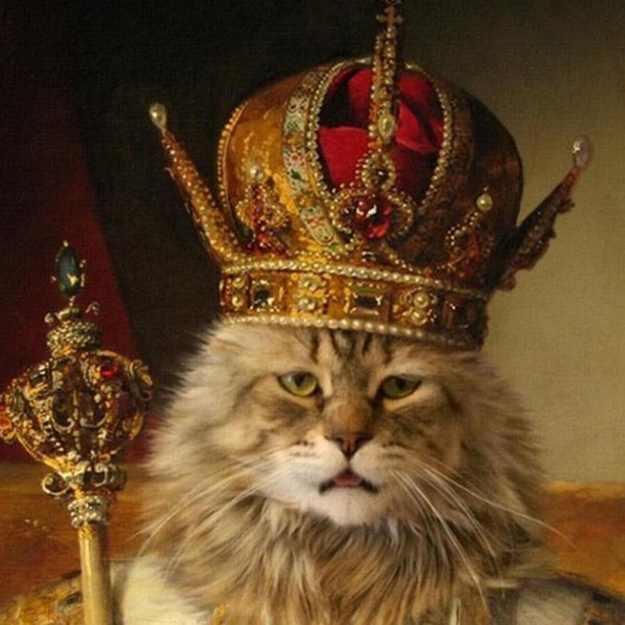 Кот царя Алексея Михайловича портрет