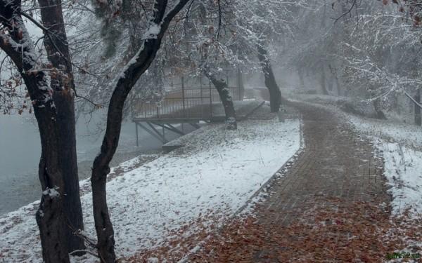 Гасит осень свои свечи