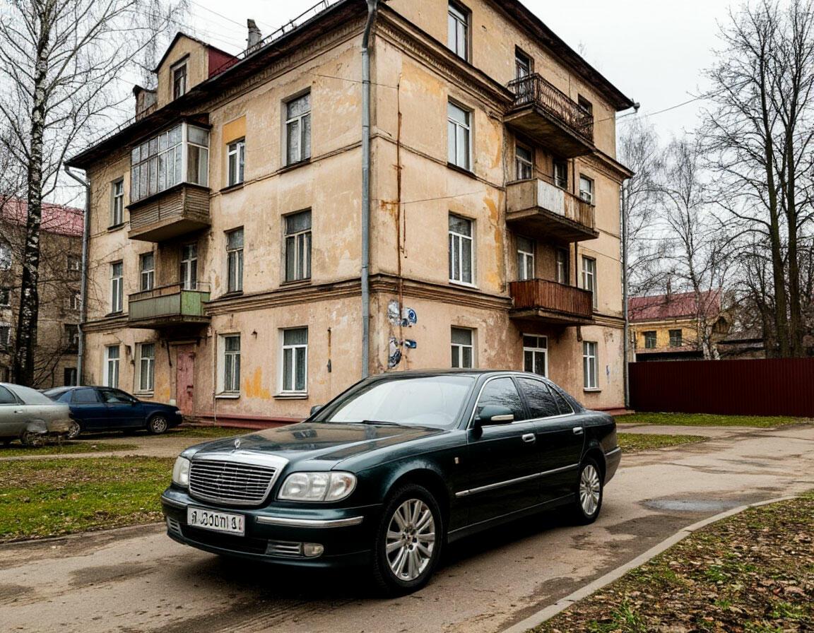 Старые дома пятиэтажные...