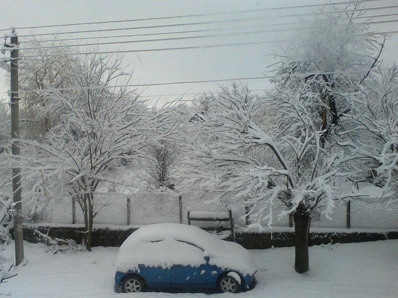 Зима напала на Кубань