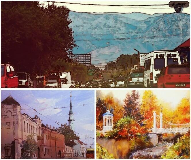 Три города...