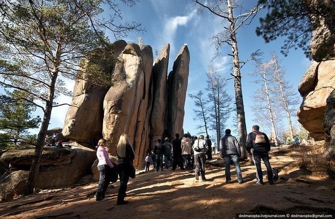 Красноярск. Маршрут Красноярские столбы