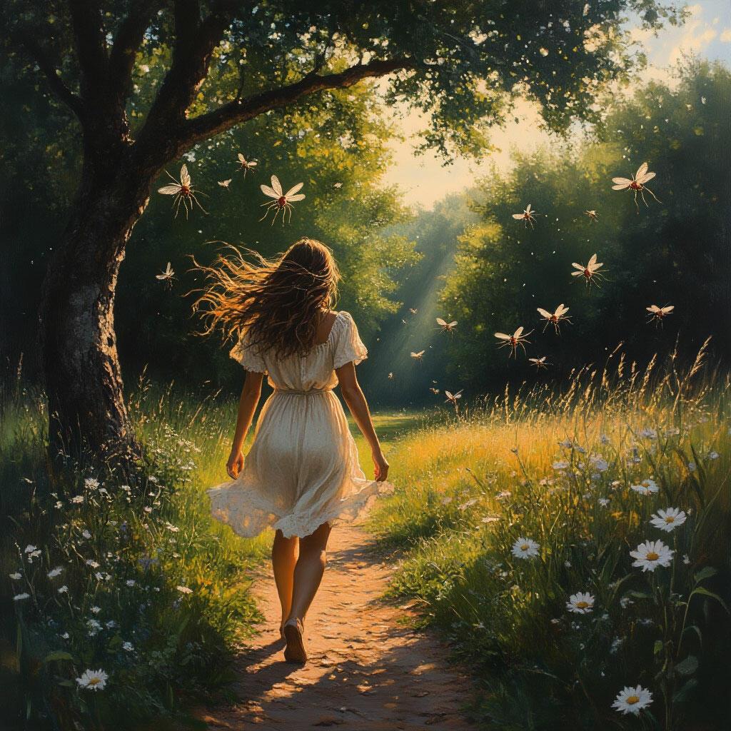 Жара. Воздух звенит.