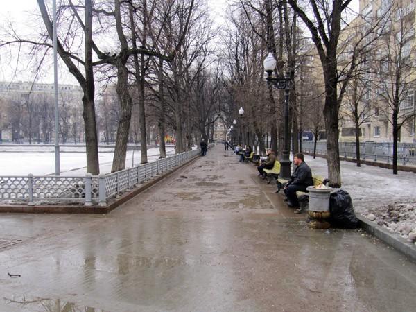 А между тем в Москве идут дожди