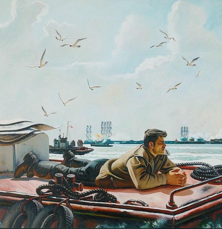 старик и море (старому нефтянику)