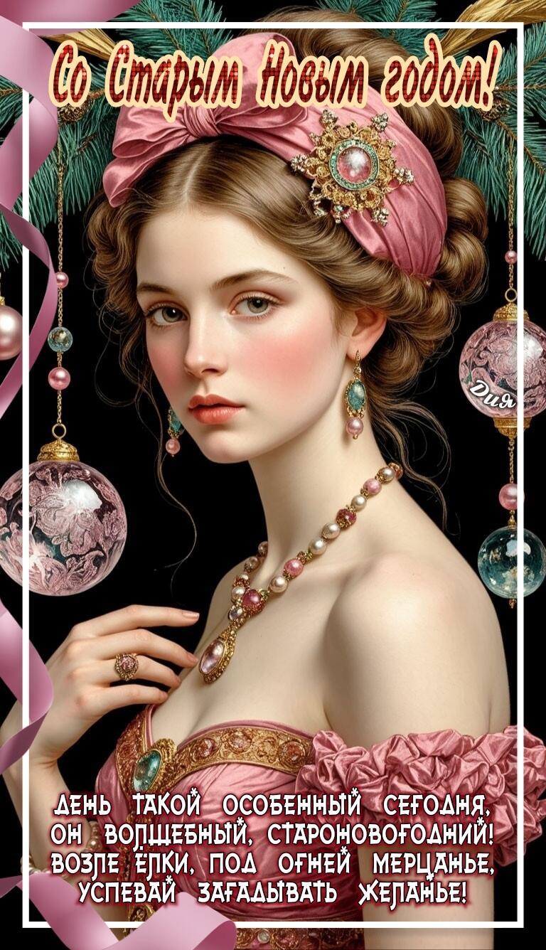 СТАРЫЙ НОВЫЙ ГОД - стихи для открыток