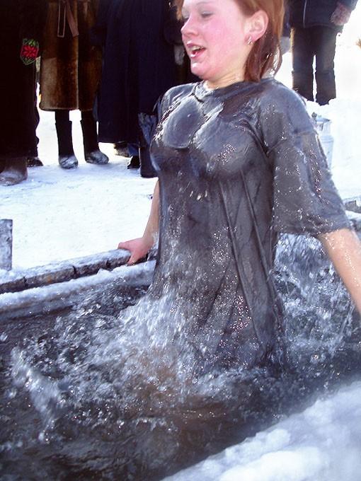 На Крещение...