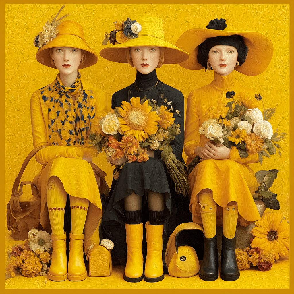 В жёлтых ботильонах