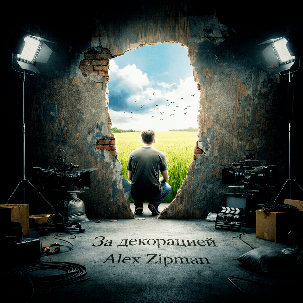 За декорацией