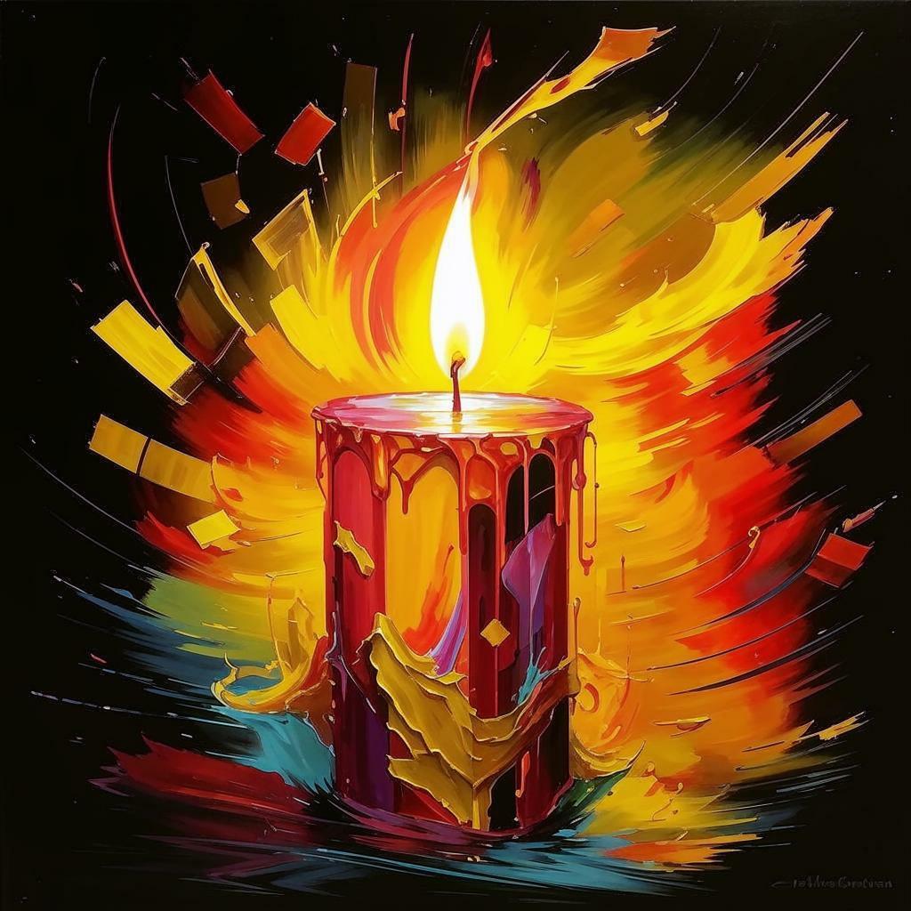 Горит свеча