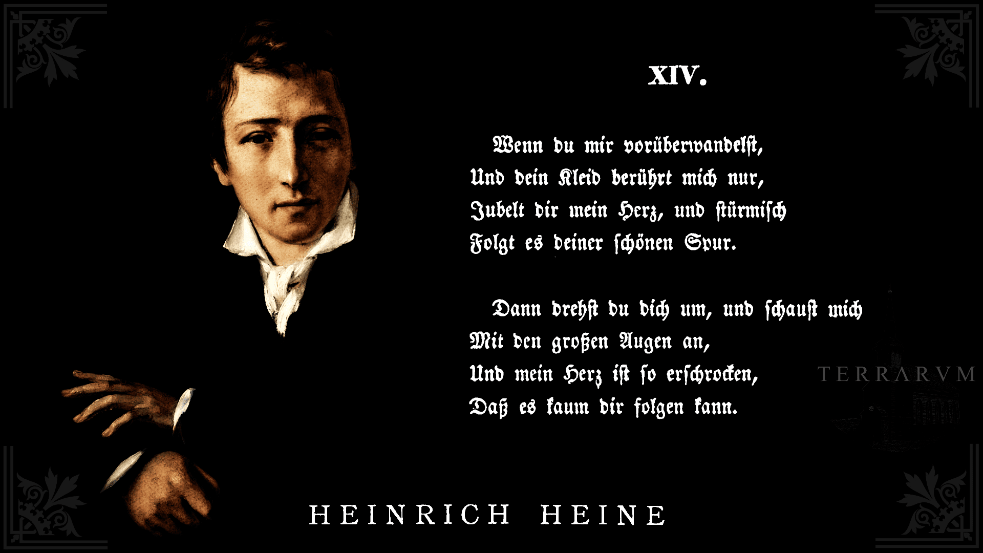 186. Heinrich Heine. Wenn du mir vor berwandelst