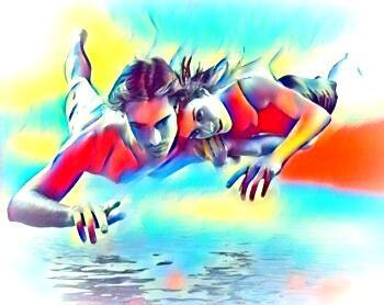 В проекции горизонта