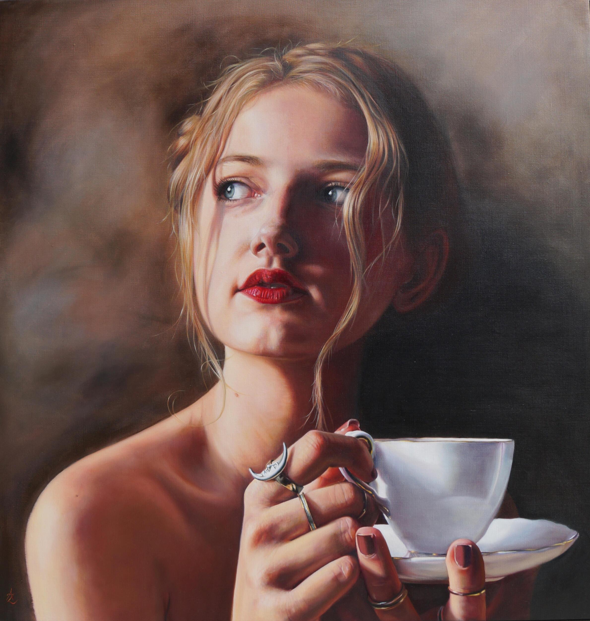 УВЛЕКЛАСЬ  И  ЧАЙ  ОСТЫЛ