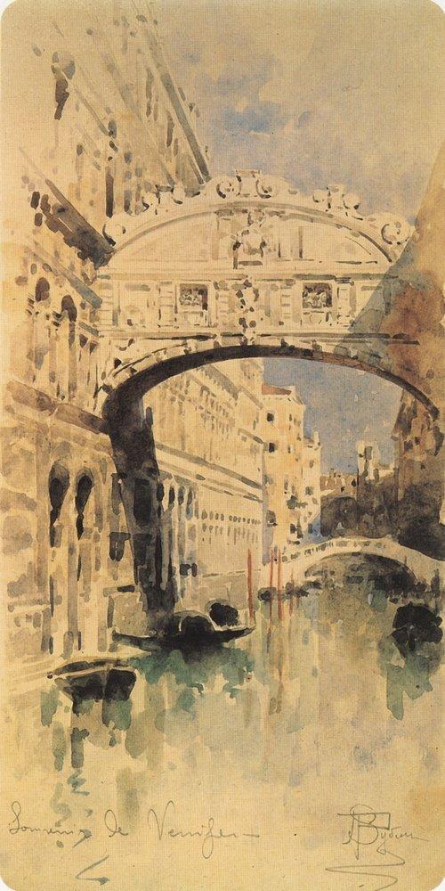 Михаил Врубель «Венеция. Мост вздохов» (1890-е) *