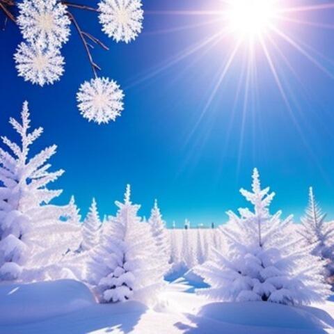 Даль укрылась серебром...