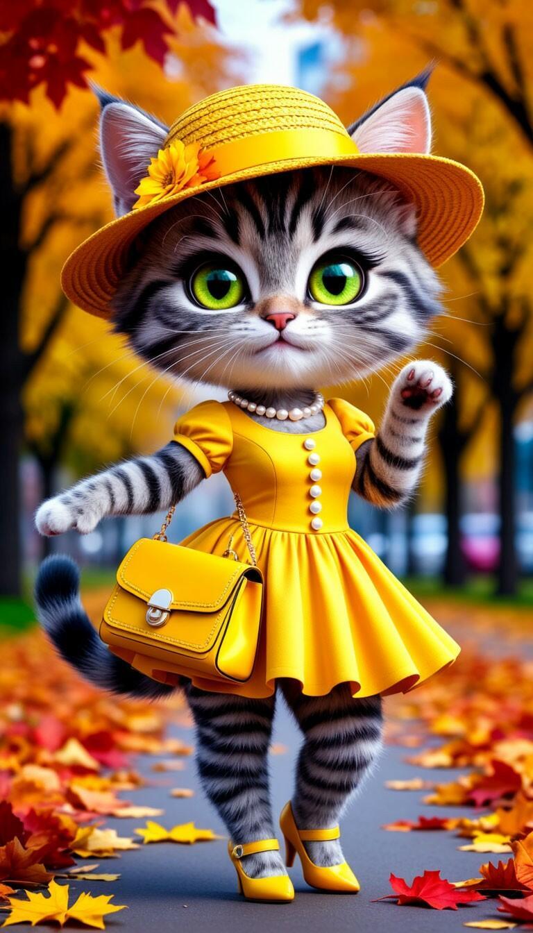 Мурка модница - шуточные стихи