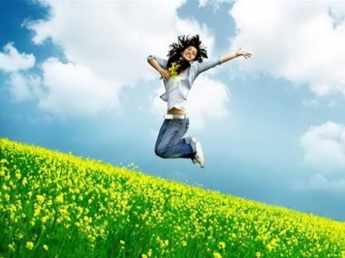 Нас радует зелёная травинка