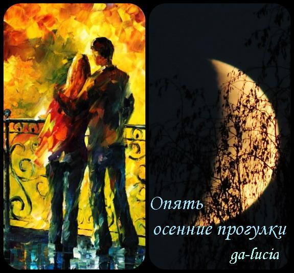 Опять осенние прогулки при луне ....