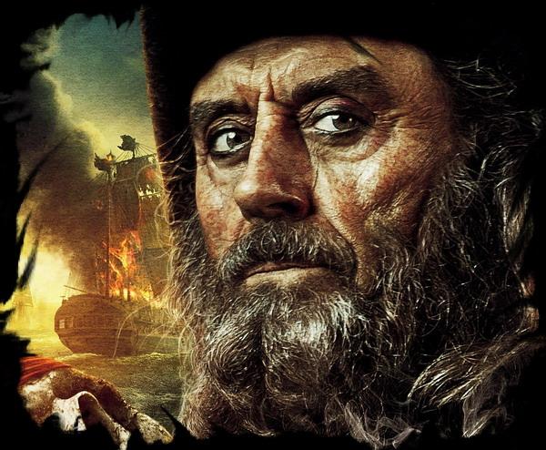 Под пальмой, берег, умирал пират, .... Для Флинта ....