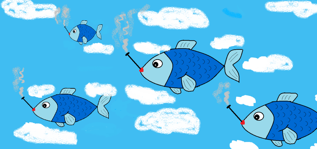 Синие рыбы