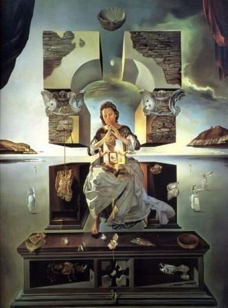 Его картины, как коллаж...