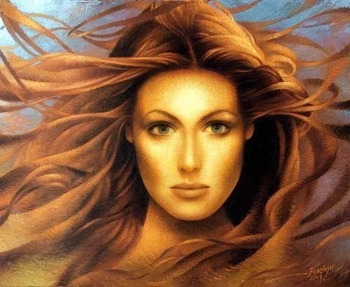 Золотые глаза с поволокою.