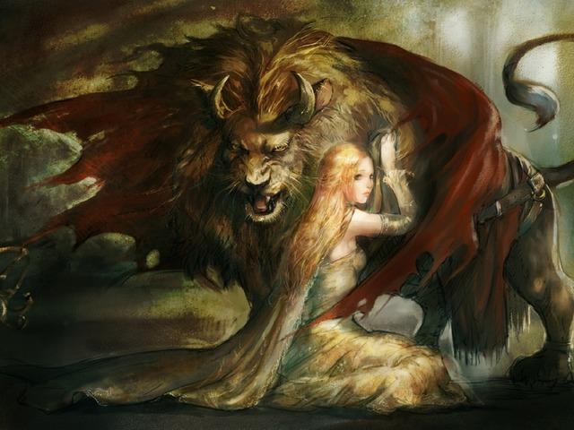 Рогатый лев