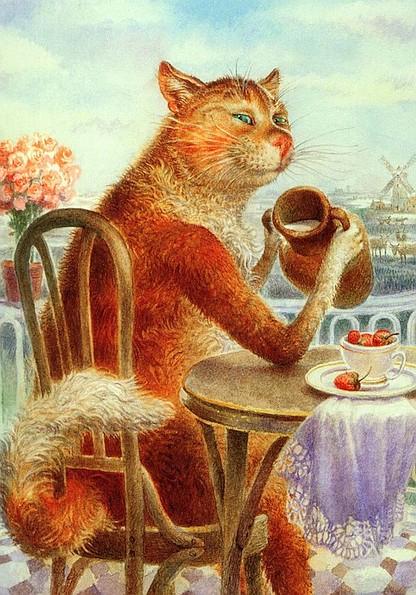 Кот-сибарит