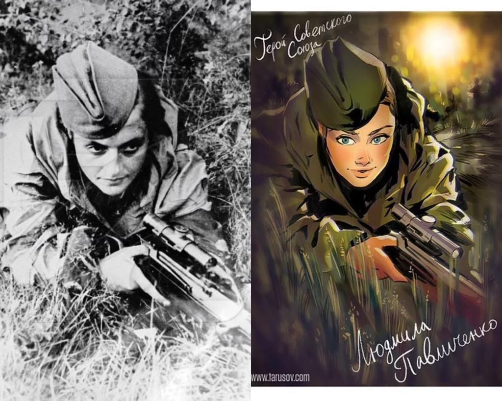 Снайпер советского союза женщина. Павличенко снайпер.
