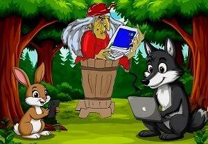 Пасёт Ягуся интернет...