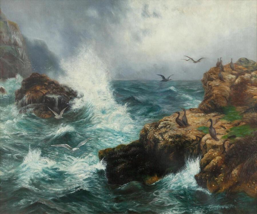 Скала и море