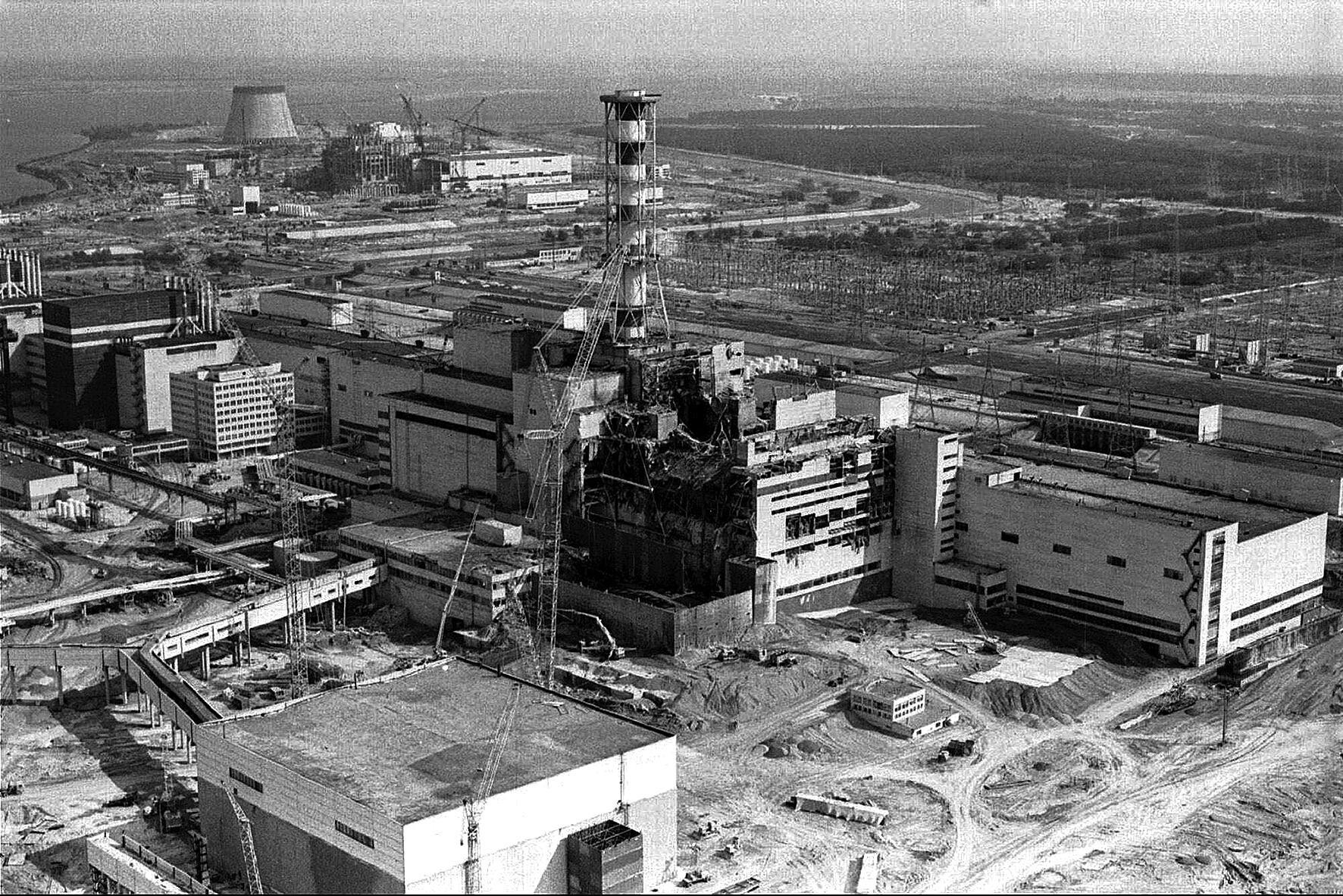 Фото ядерного взрыва в чернобыле