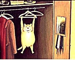 В шкафу