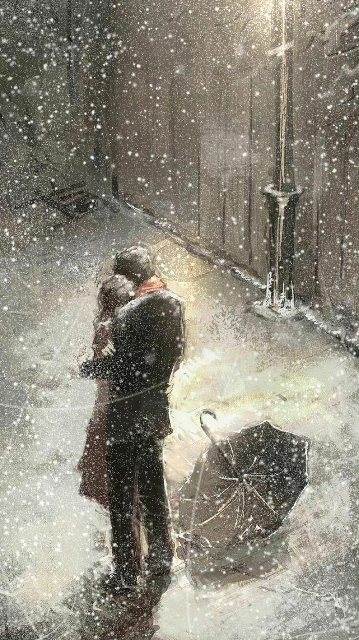 Он не решался подойти